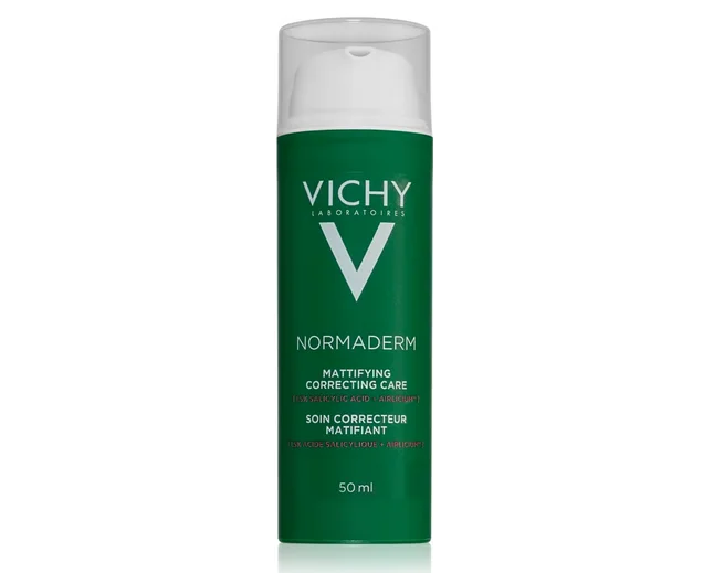 Vichy Normaderm crema fluida hidratanta importiva imperfectiunilor pielii 24 de ore